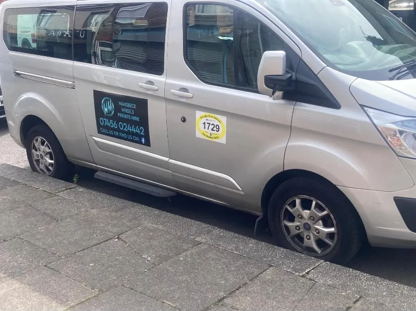 Wansbeck Wheels silver minibus